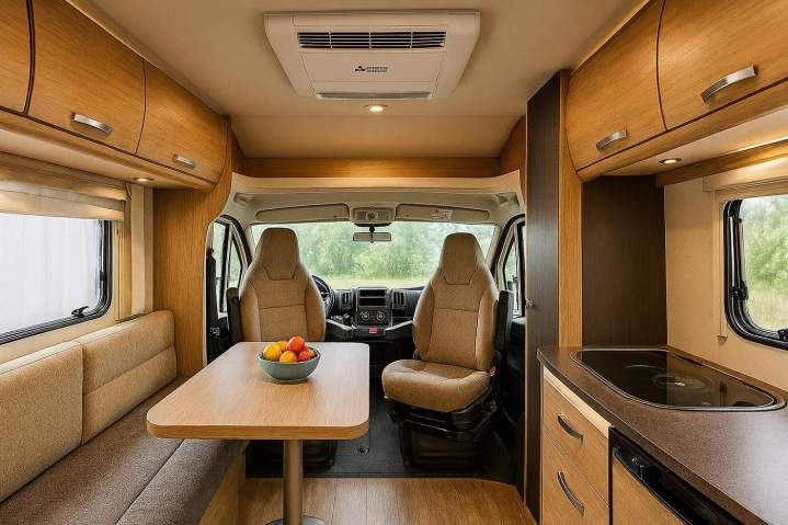 Camping-car climatisé, Rion-des-Landes